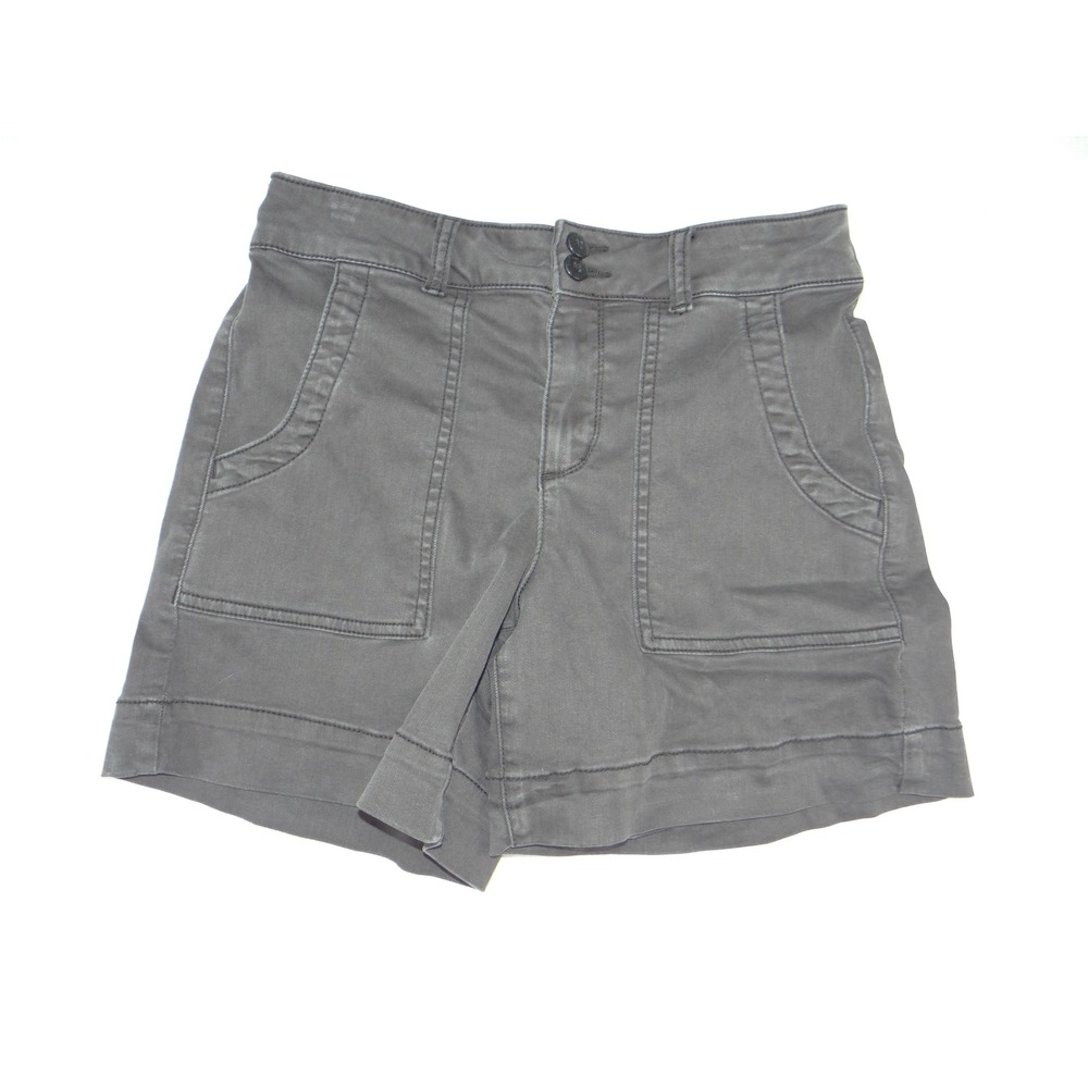 Sanctuary Womens Gray Utility Shorts Elastic Back Size 27 Charcoal Casual Summer